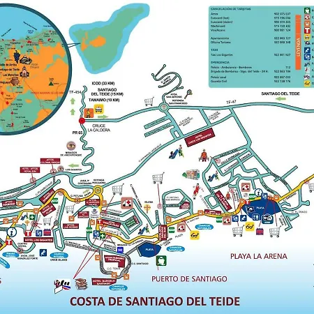 Apartment Puerto De Santiago Central Near Beach & Pools Wifi *